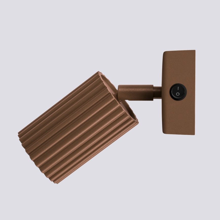 Brilagi - Faretto LED da parete CRESTO 1xGU10/10W/230V marrone