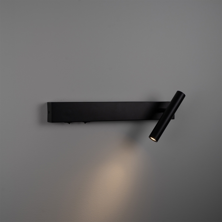 BRILAGI - Faretto LED da parete orientabile ARLIX LED/3W/230V + LED/7W nero CRI 90