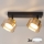 Brilagi - Faretto LED dimmerabile RGB+CCT AURA LUX 2xGX53/14W/230V 2700-6500K Wi-Fi Tuya nero/oro