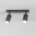 Brilagi - Faretto LED dimmerabile SELE 2xGU10/6,5W/230V 2700-6500K nero/oro