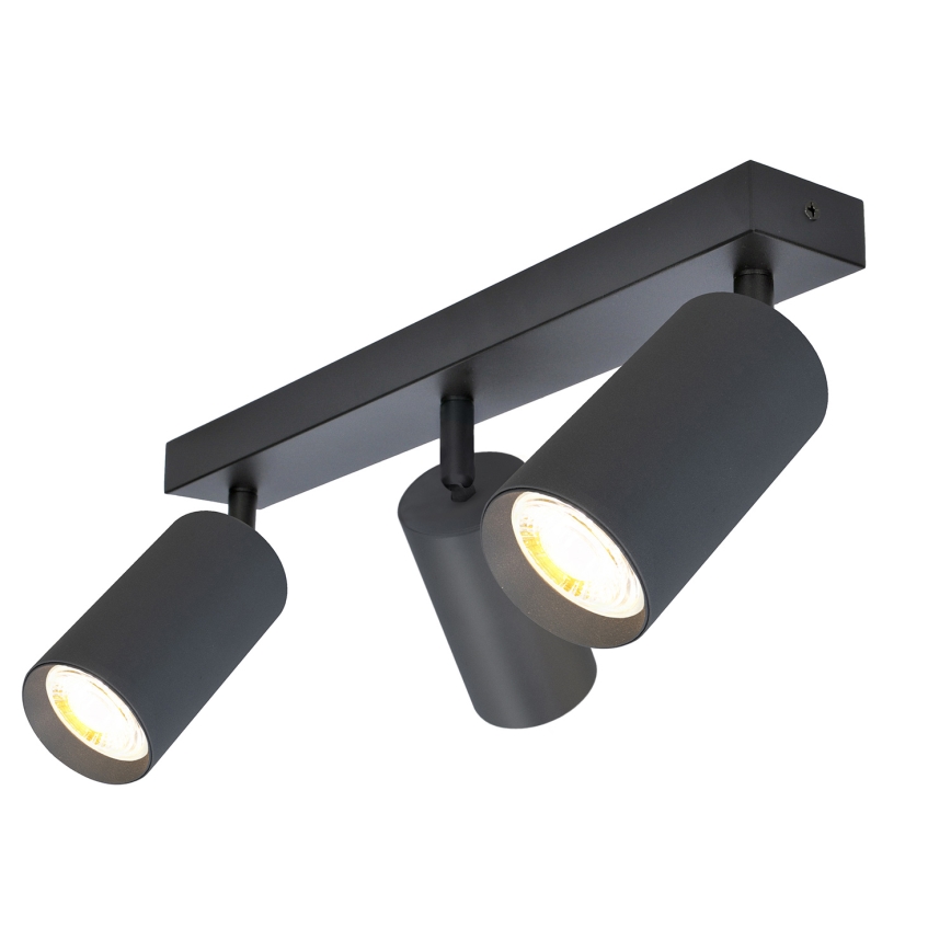 Brilagi - Faretto LED RGBW dimmerabile SELE 3xGU10/4,8W/230V 3000K antracite + telecomando