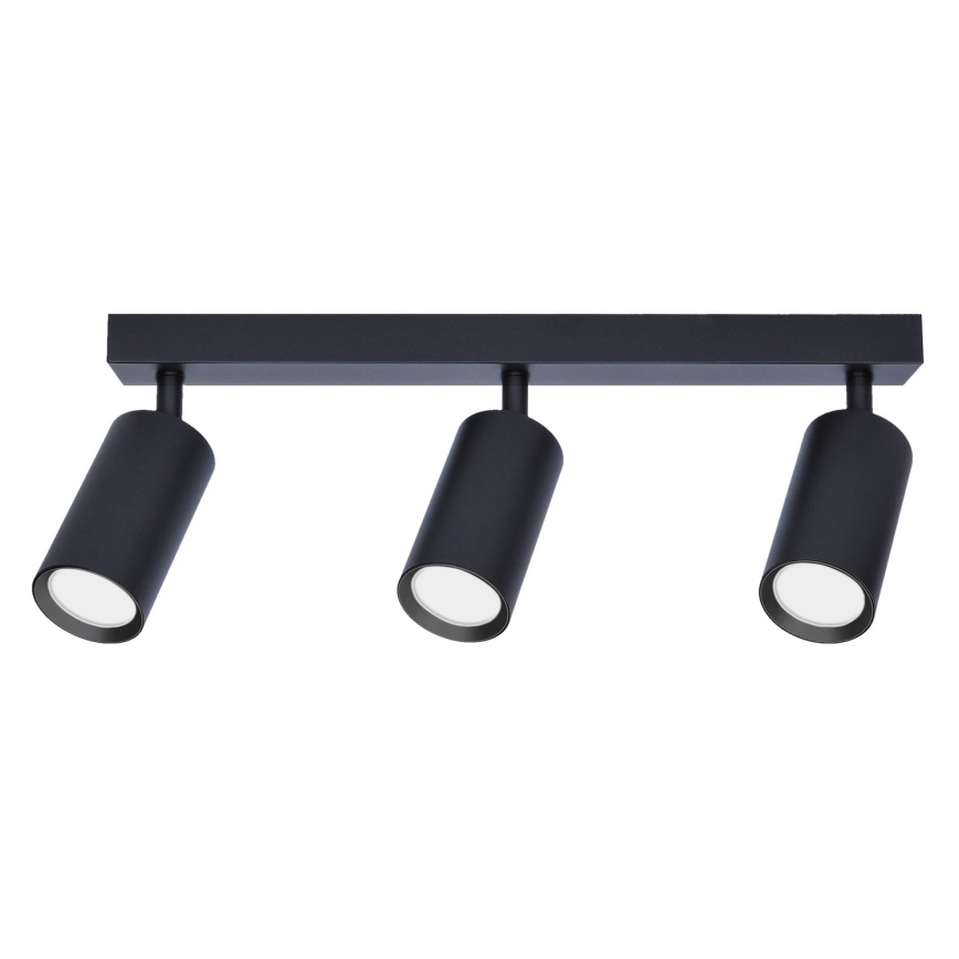 Brilagi - Faretto LED RGBW dimmerabile SELE 3xGU10/4,8W/230V 3000K nero + telecomando
