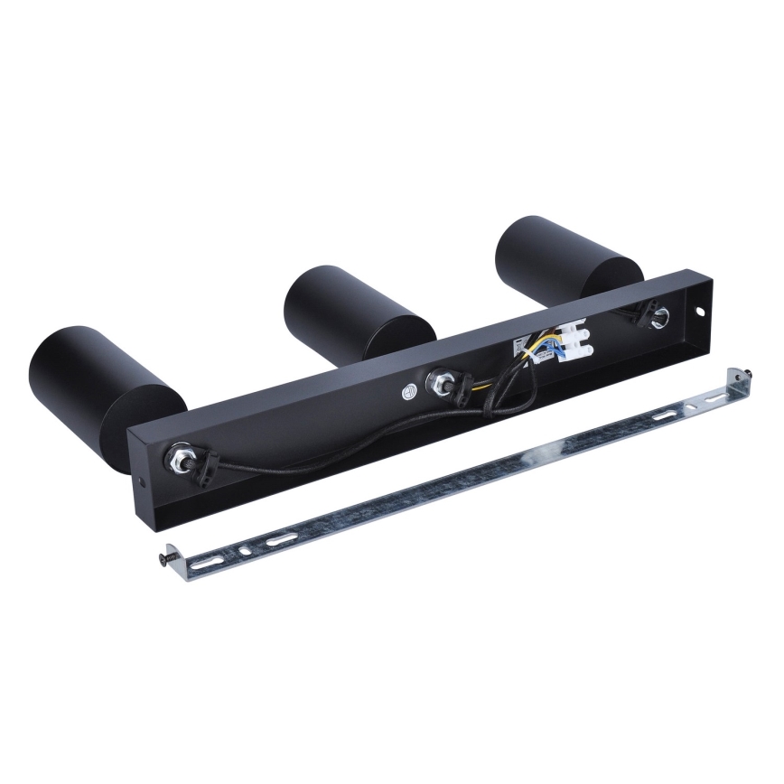 Brilagi - Faretto LED RGBW dimmerabile SELE 3xGU10/4,8W/230V 3000K nero + telecomando