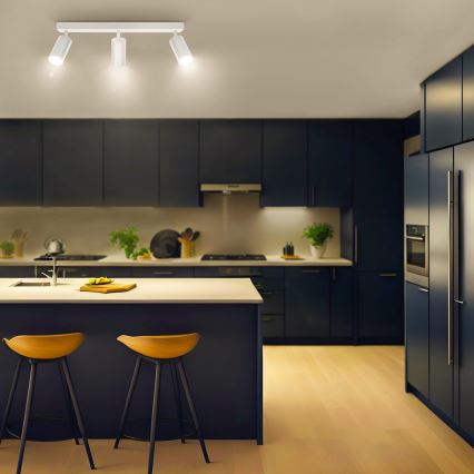 Brilagi - Faretto LED RGBW dimmerabile SELE 3xGU10/6W/230V 3000K bianco