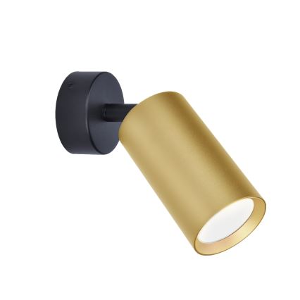 Brilagi - Faretto LED RGBW dimmerabile SELE GOLDEN 1xGU10/4,8W/230V 3000K nero/oro + telecomando