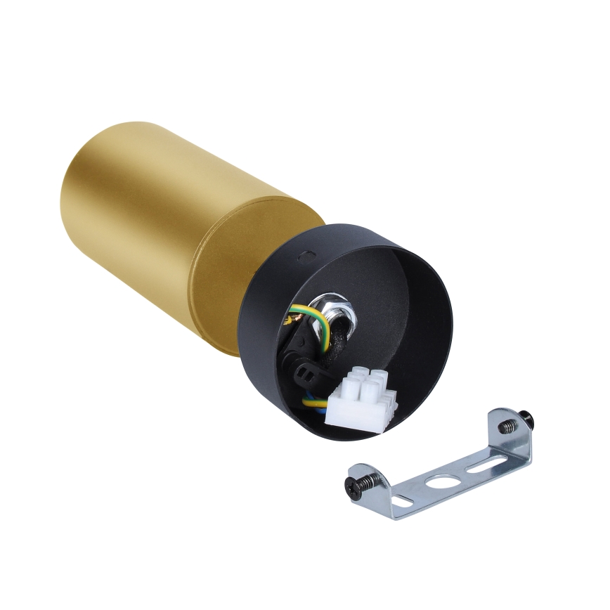 Brilagi - Faretto LED RGBW dimmerabile SELE GOLDEN 1xGU10/4,8W/230V 3000K nero/oro + telecomando