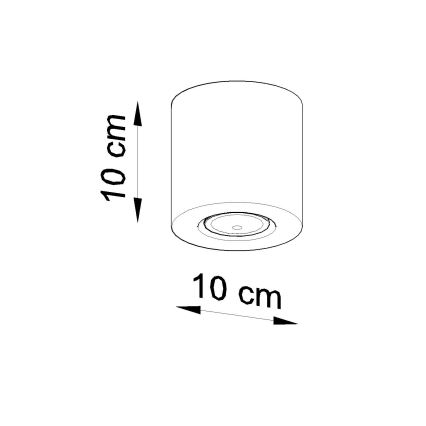 Brilagi -  Faretto LED FRIDA 1xGU10/7W/230V calcestruzzo