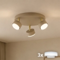 Brilagi - Faretto LED MONO 3xGX53/30W/230V beige/dorato