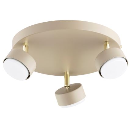 Brilagi - Faretto LED MONO 3xGX53/30W/230V beige/dorato