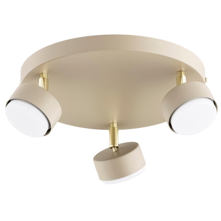 Brilagi - Faretto LED MONO 3xGX53/30W/230V beige/dorato
