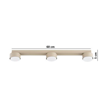 Brilagi - Faretto LED MONO 3xGX53/30W/230V beige