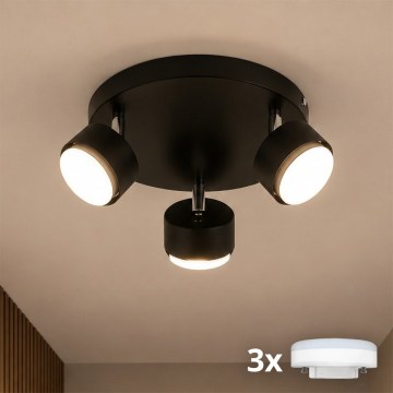 Brilagi - Faretto LED MONO 3xGX53/30W/230V nero