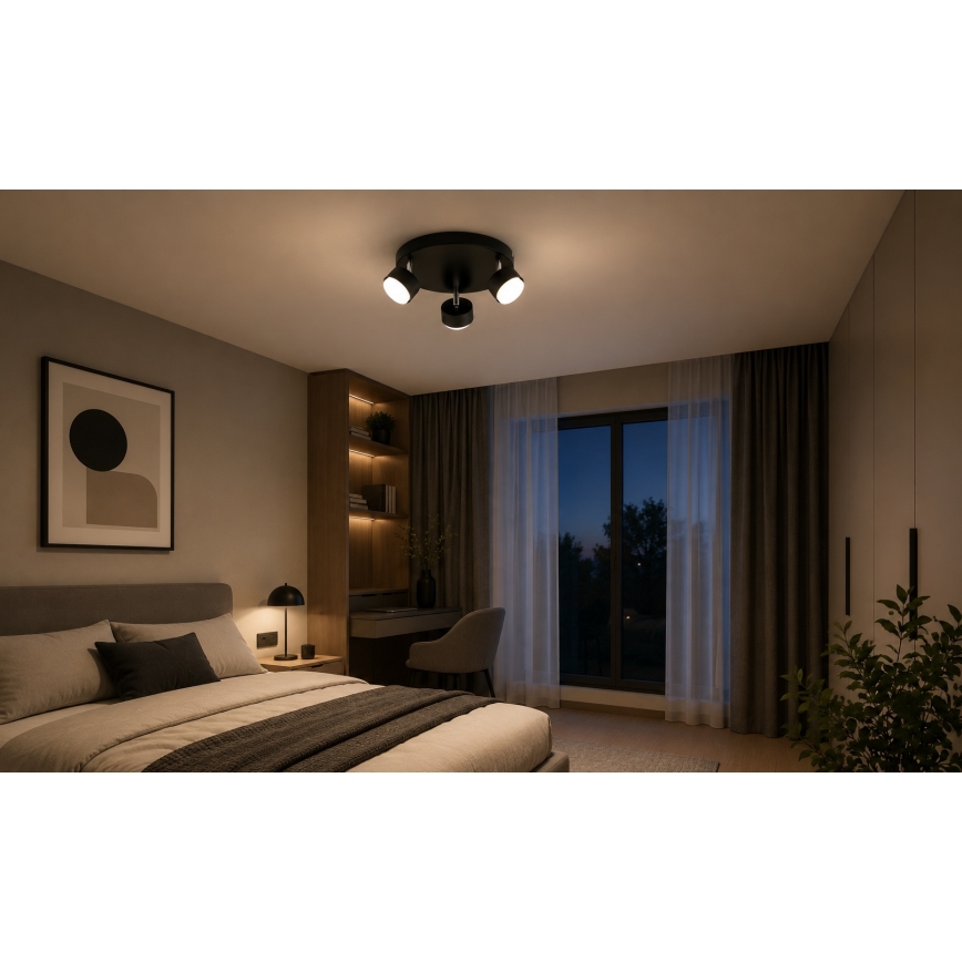 Brilagi - Faretto LED MONO 3xGX53/30W/230V nero