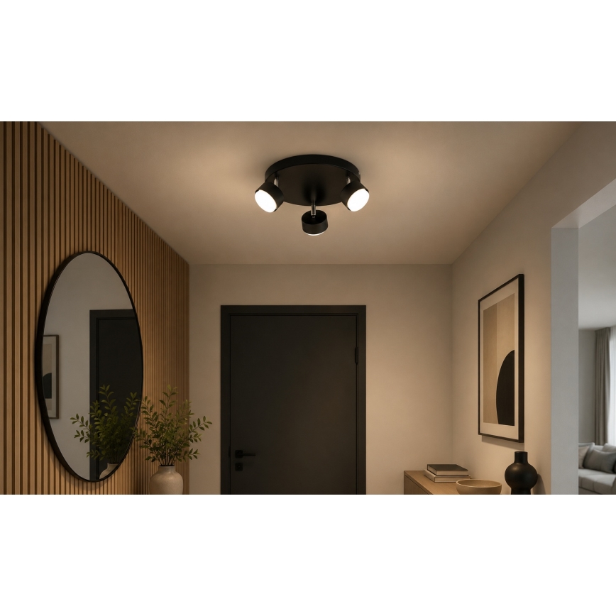 Brilagi - Faretto LED MONO 3xGX53/30W/230V nero