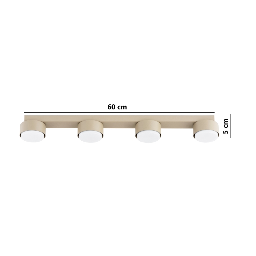 Brilagi - Faretto LED MONO 4xGX53/30W/230V beige