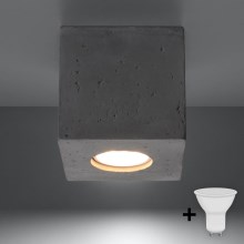 Brilagi -  Faretto LED MURO 1xGU10/7W/230V calcestruzzo