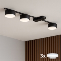 Brilagi - Faretto LED RGB+CCT dimmerabile MONO 3xGX53/14W/230V 2700-6500K Wi-Fi Tuya nero