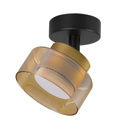 Brilagi - Faretto LED RGB+CCT dimmerabile AURA LUX 1xGX53/14W/230V 2700-6500K Wi-Fi Tuya nero/oro