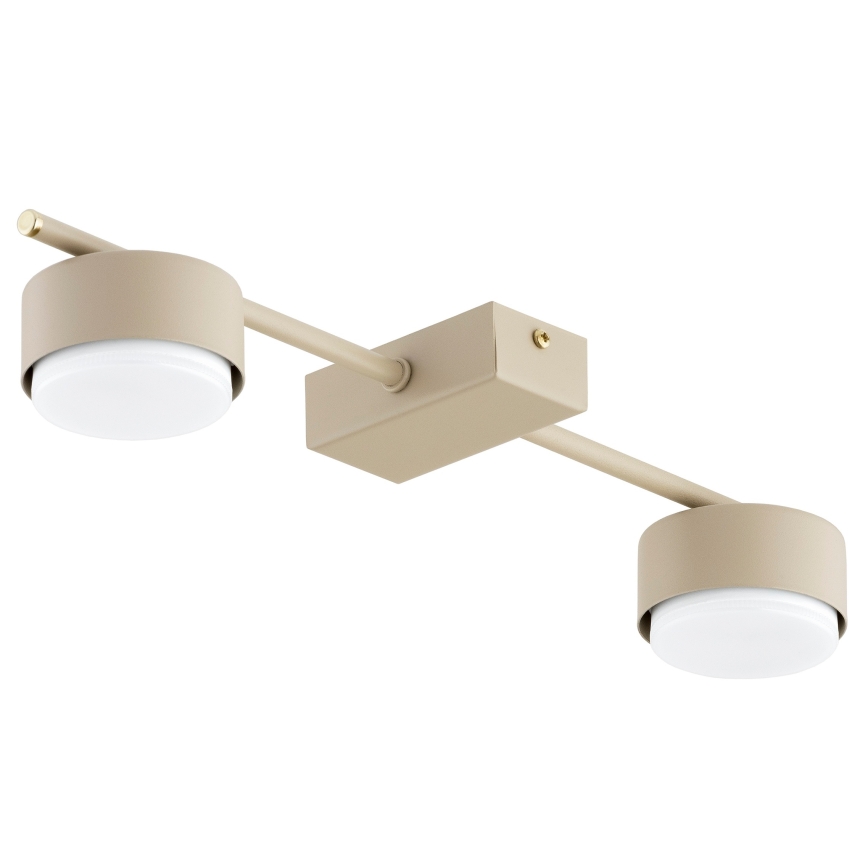 Brilagi - Faretto LED RGB+CCT dimmerabile MONO 2xGX53/14W/230V 2700-6500K Wi-Fi Tuya beige