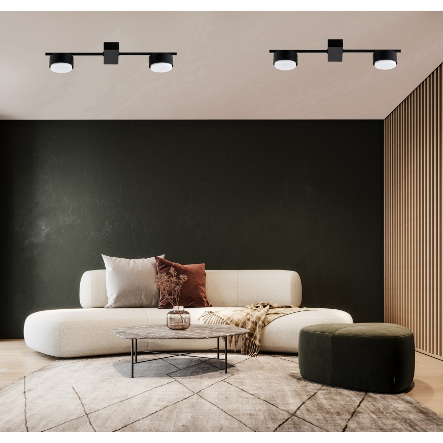 Brilagi - Faretto LED RGB+CCT dimmerabile MONO 2xGX53/14W/230V 2700-6500K Wi-Fi Tuya nero