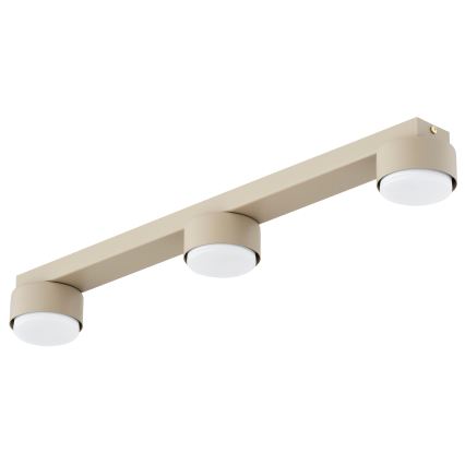 Brilagi - Faretto LED RGB+CCT dimmerabile MONO 3xGX53/14W/230V 2700-6500K Wi-Fi Tuya beige