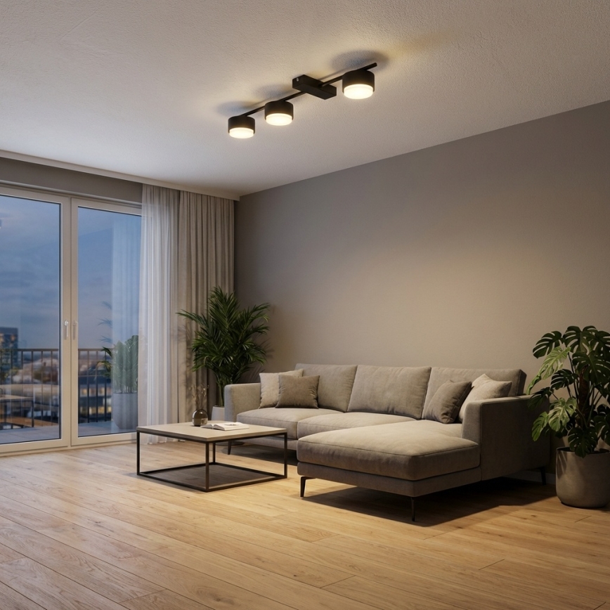 Brilagi - Faretto LED RGB+CCT dimmerabile MONO 3xGX53/14W/230V 2700-6500K Wi-Fi Tuya nero