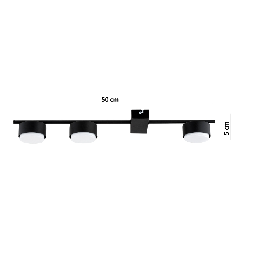 Brilagi - Faretto LED RGB+CCT dimmerabile MONO 3xGX53/14W/230V 2700-6500K Wi-Fi Tuya nero