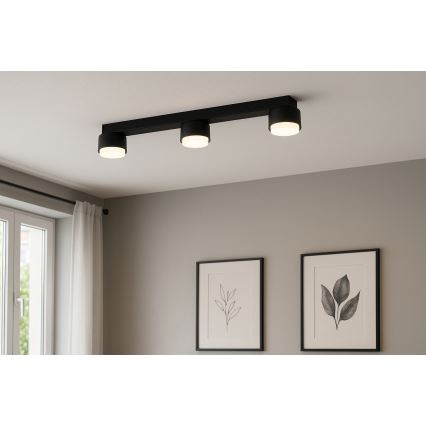 Brilagi - Faretto LED dimmerabile RGB+CCT MONO 3xGX53/14W/230V 2700-6500K Wi-Fi Tuya, nero