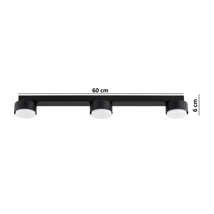 Brilagi - Faretto LED dimmerabile RGB+CCT MONO 3xGX53/14W/230V 2700-6500K Wi-Fi Tuya, nero