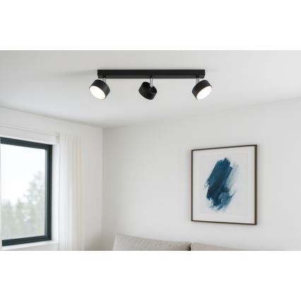 Brilagi - Faretto LED RGB+CCT dimmerabile MONO 3xGX53/14W/230V 2700-6500K Wi-Fi Tuya nero