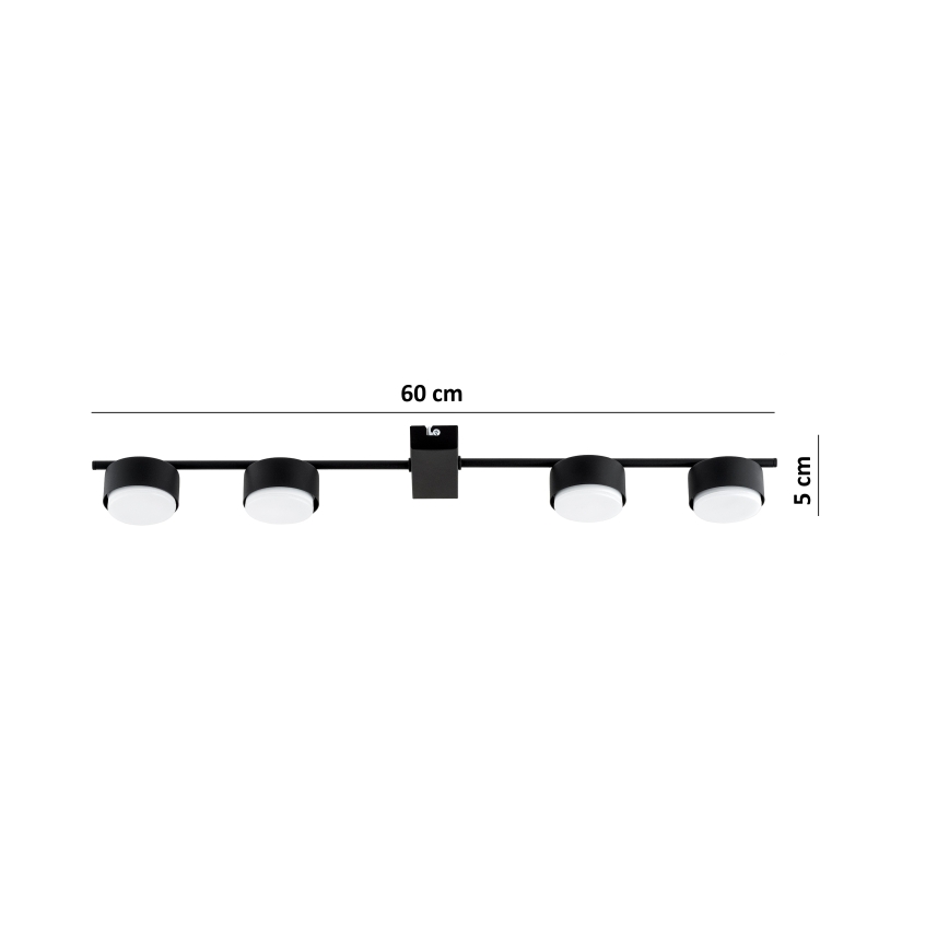 Brilagi - Faretto LED dimmerabile RGB+CCT MONO 4xGX53/14W/230V 2700-6500K Wi-Fi Tuya nero