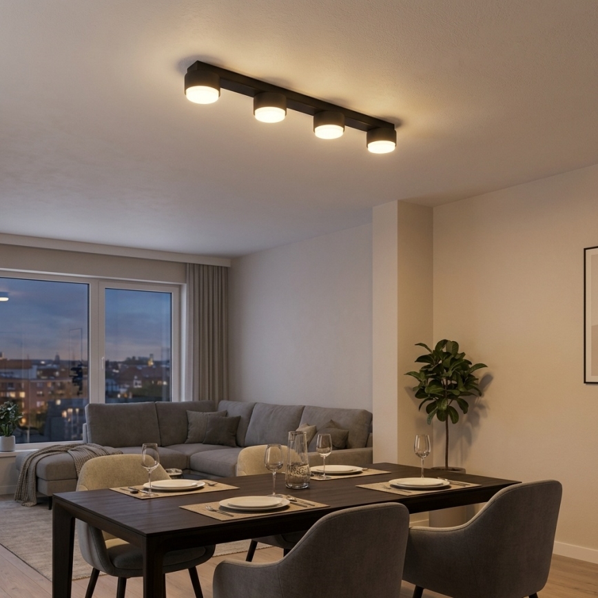 Brilagi - LED RGB+CCT Faretto dimmerabile MONO 4xGX53/14W/230V 2700-6500K Wi-Fi Tuya nero