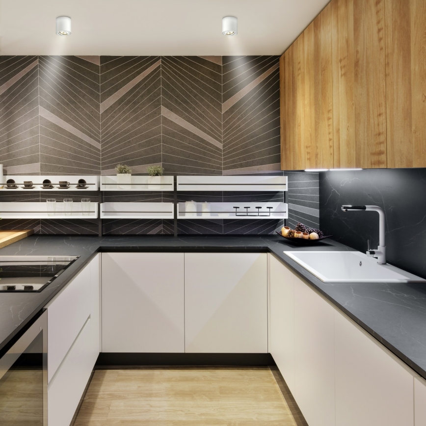 Brilagi - Faretto LED RGBW dimmerabile MIA 1xGU10/30W/230V 2700-6500K Wi-Fi 84x80 mm bianco