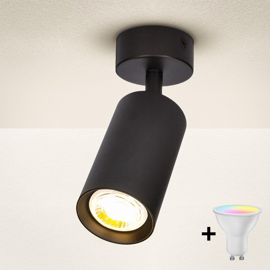 Brilagi - Faretto LED RGBW dimmerabile SELE 1xGU10/6,5W/230V 2700-6500K nero