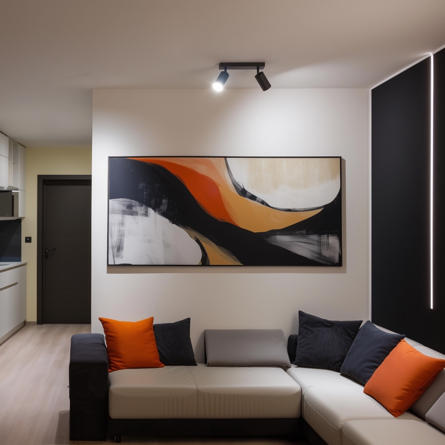Brilagi - Faretto dimmerabile LED RGBW SELE 2xGU10/4,8W/230V 3000K antracite + telecomando