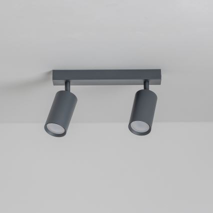 Brilagi - Faretto dimmerabile LED RGBW SELE 2xGU10/4,8W/230V 3000K antracite + telecomando