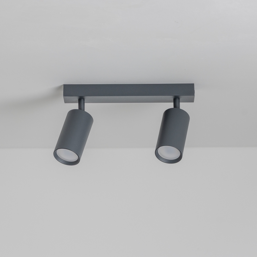 Brilagi - Faretto dimmerabile LED RGBW SELE 2xGU10/4,8W/230V 3000K antracite + telecomando