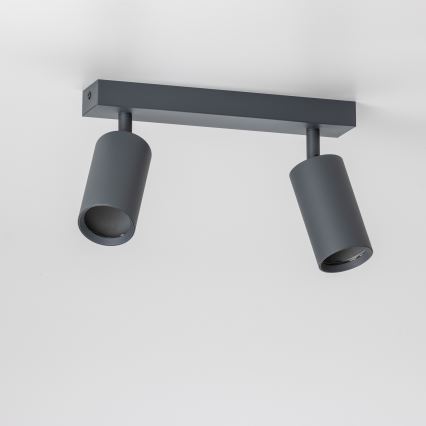 Brilagi - Faretto dimmerabile LED RGBW SELE 2xGU10/4,8W/230V 3000K antracite + telecomando