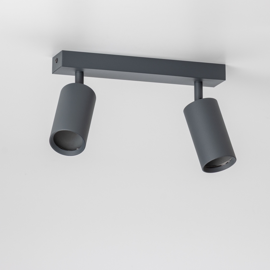 Brilagi - Faretto dimmerabile LED RGBW SELE 2xGU10/4,8W/230V 3000K antracite + telecomando