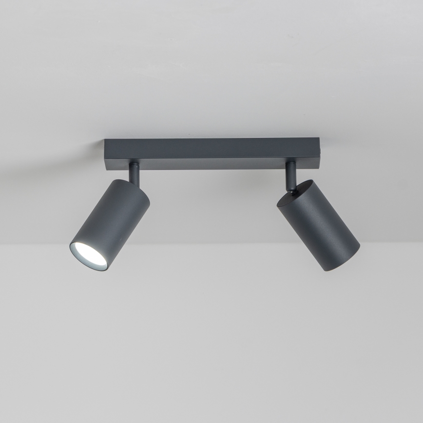 Brilagi - Faretto dimmerabile LED RGBW SELE 2xGU10/4,8W/230V 3000K antracite + telecomando
