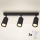 Brilagi - Faretto LED RGBW dimmerabile SELE 3xGU10/4,8W/230V 3000K nero + telecomando