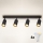 Brilagi - Faretto LED RGBW dimmerabile SELE 4xGU10/4,8W/230V 3000K nero/oro + telecomando