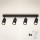 Brilagi - Faretto LED RGBW dimmerabile SELE 4xGU10/4,8W/230V 3000K nero + telecomando