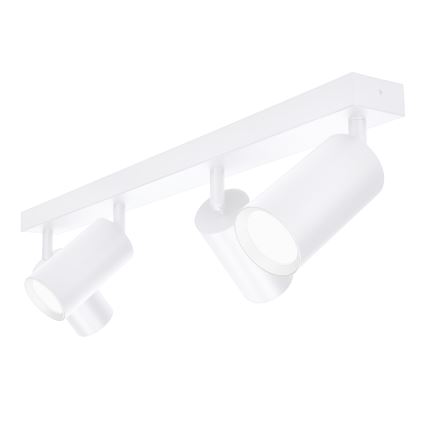 Brilagi - Faretto LED RGBW dimmerabile SELE 4xGU10/4,8W/230V 3000K bianco + telecomando