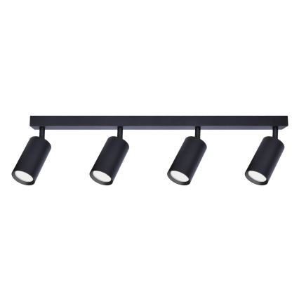 Brilagi - Faretto LED RGBW dimmerabile SELE 4xGU10/4,8W/230V 3000K nero + telecomando