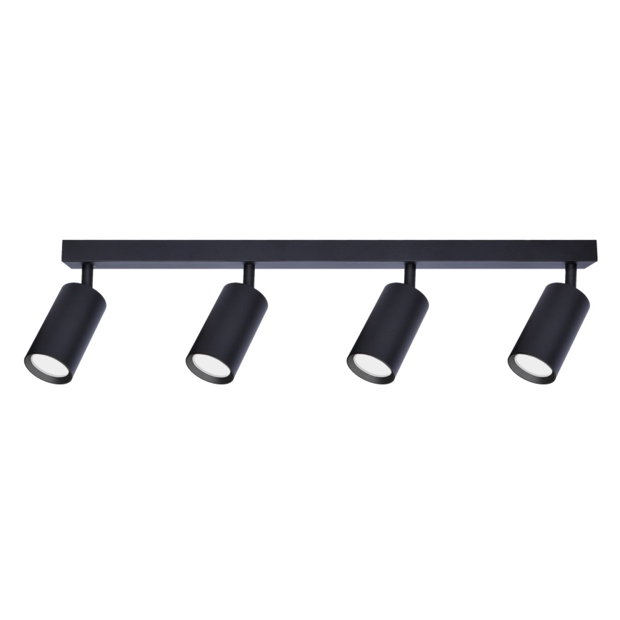 Brilagi - Faretto LED RGBW dimmerabile SELE 4xGU10/4,8W/230V 3000K nero + telecomando