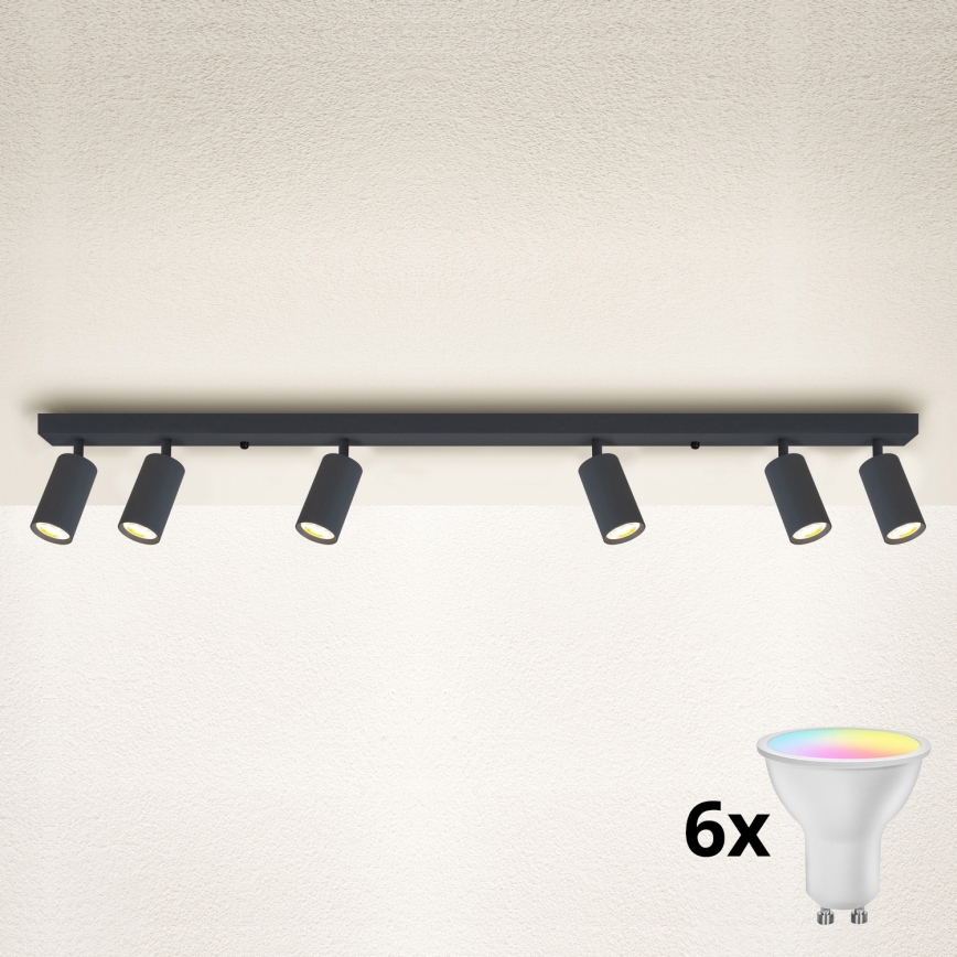 Brilagi - Faretto LED RGBW dimmerabile SELE 6xGU10/6,5W/230V 2700-6500K antracite