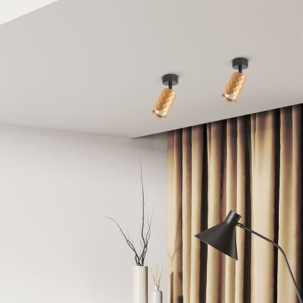 Brilagi - Faretto LED RGBW dimmerabile SELE DIAMANT 1xGU10/4,8W/230V dorato + telecomando
