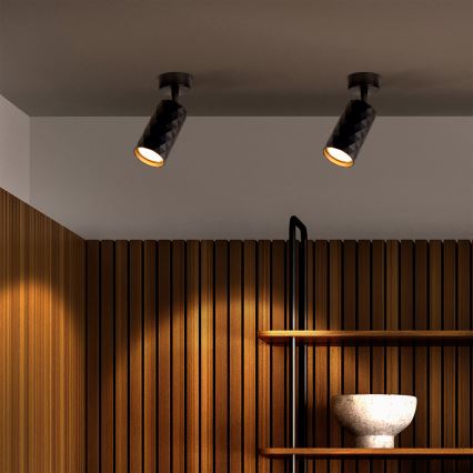 Brilagi - Faretto LED RGBW dimmerabile SELE DIAMANT 1xGU10/6W/230V 3000K Wi-Fi nero