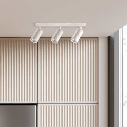 Brilagi - Faretto LED RGBW dimmerabile SELE DIAMANT 3xGU10/4,8W/230V 3000K bianco + telecomando